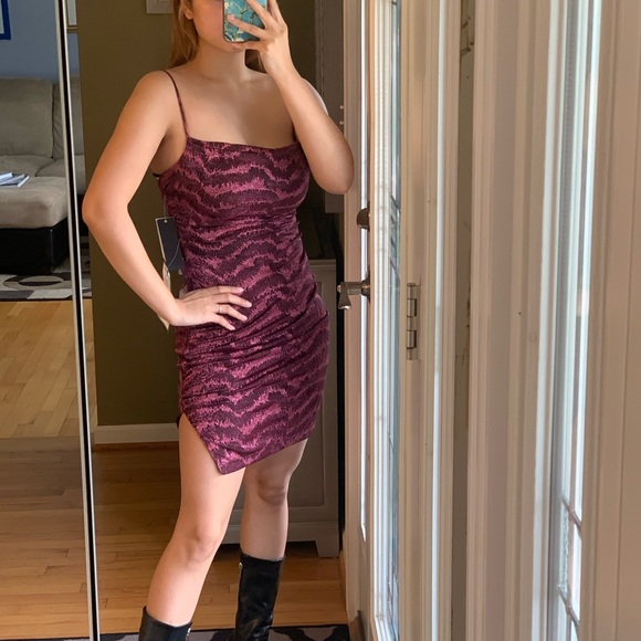 Glitter Mini square neck dress - Picture 2 of 2